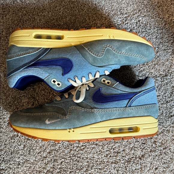Men’s Nike Air Max 1 Premium ‘Dirty Denim’ - Picture 5 of 8